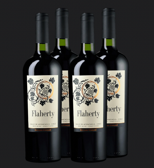 Pack 4 Vinos Flaherty 2020 casa Viña Flaherty Wines