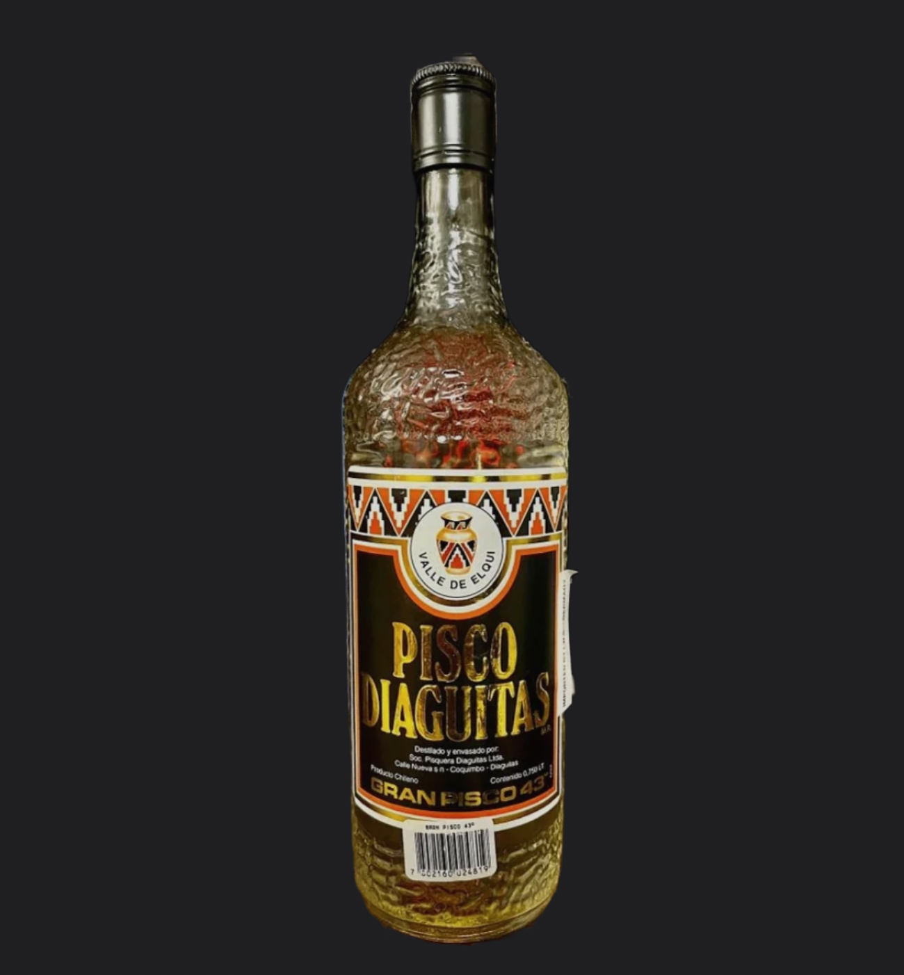 Pisco 43º Diaguitas 750cc