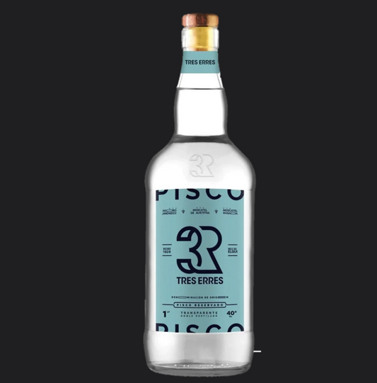 Pisco Tres Erre Transparente 40º 1L