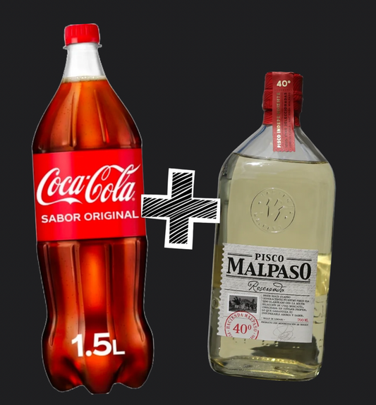 Piscola MalPaso 40º + CocaCola 2L